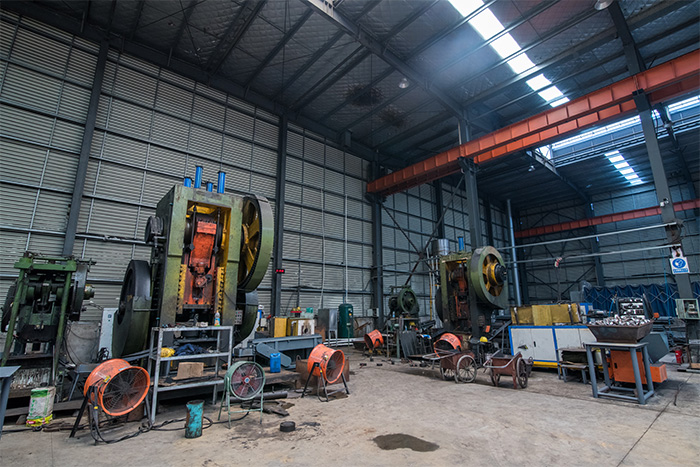 安康网架配件-锥头加工车间